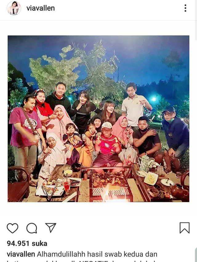 Unggahan Via Vallen. (Foto: Instagram @viavallen)