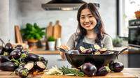 resep tumis terong ungu sederhana ©Ilustrasi dibuat AI