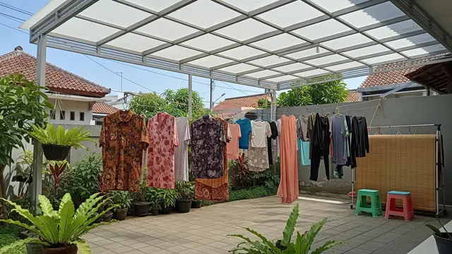 6 Pilihan Atap Jemuran yang Tidak Bikin Area Tambah Panas, Rumah Tetap Sejuk