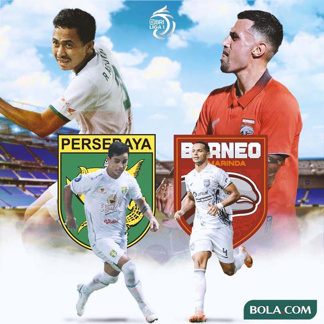 BRI Liga 1 - Duel Pemain - Persebaya Surabaya Vs Borneo FC