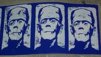 Ilustrasi Frankenstein. Sebenarnya yang jahat adalah Victor Frankenstein, pencipta mahluk menyeramkan tak bernama. (Sumber frankie stickers/Flickr)