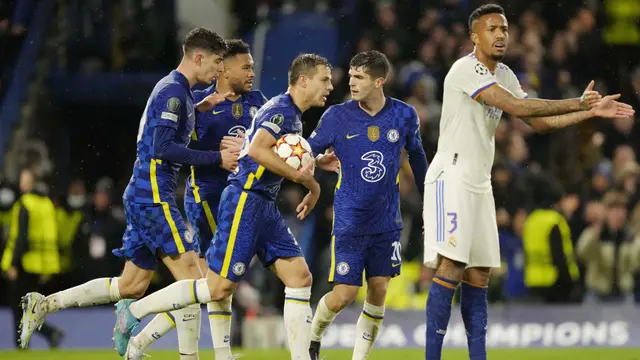Foto: Real Madrid Ngamuk di Markas Chelsea, Karim Benzema Ukir Rekor di Liga Champions