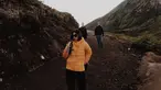Pemeran Widya di film KKN Di Desa Penari yakni Adinda Novianasari Thomas punya hobi mendaki gunung ditengah kesibukannya sebagai aktris, model dan presenter. Beberapa gunung di Indonesia sudha pernah ia jelajahi.(Liputan6.com/IG/@adindathomas)