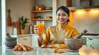 resep kunyit asam ©Ilustrasi dibuat AI