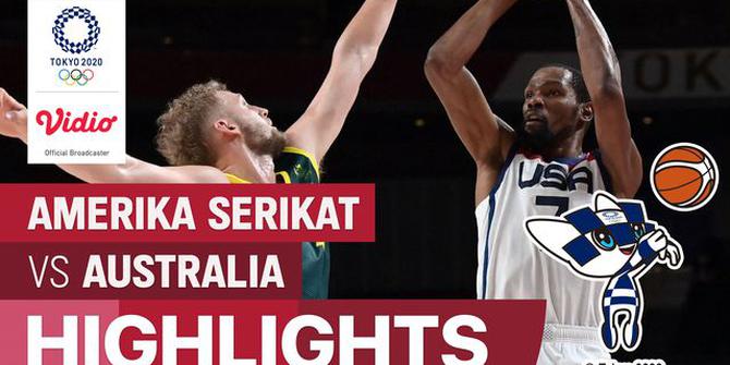 VIDEO: Highlights Semifinal Basket Putra Olimpiade Tokyo 2020, Amerika Serikat Tundukkan Australia 97-78