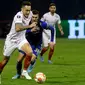 Dynamo Zagreb harus tersingkir dari Europa League 2021/2022 meski menang 1-0 melawan Sevilla di leg kedua babak playoff 16 besar. Dinamo kalah agregat 2-3 dari Sevilla (AFP/Denis Lovrovic)