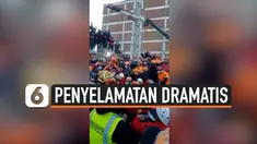 thumbnail evakuasi korban gempa turki