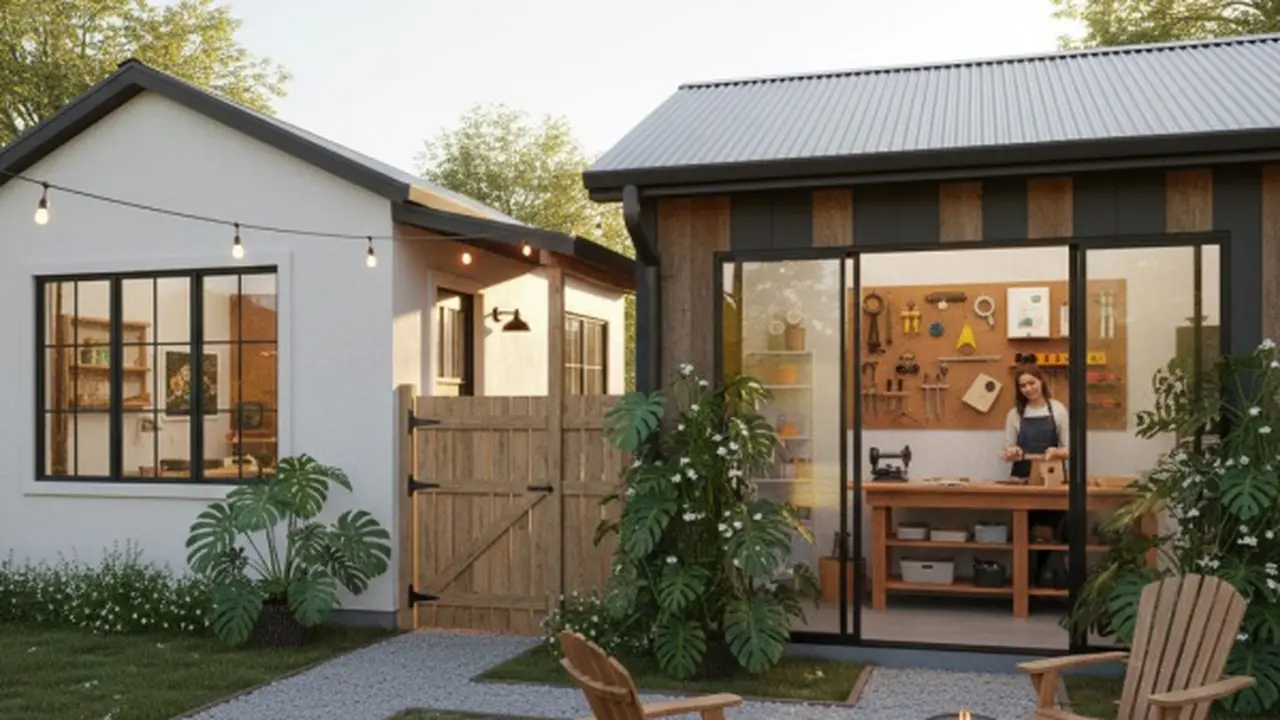 Rancangan Rumah Kecil yang Nyaman untuk Bisnis/Gemini AI.