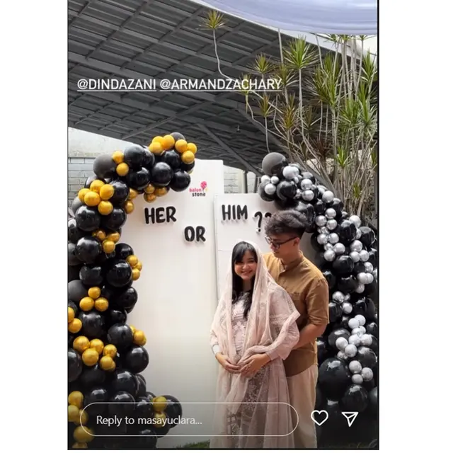 Sembunyikan Kabar Hamil, Ini 6 Momen Tasyakuran 4 Bulan Kehamilan Adinda Azani