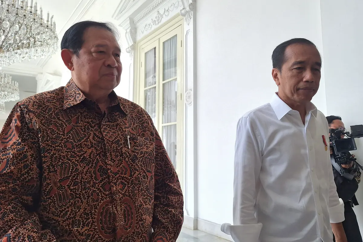 SBY Bertemu Jokowi di Istana