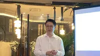 Stefan Lukito, Chief Chief Personal Banking Officer Hana Bank dalam Acara Media Gathering Hanabank, Selasa (30/9/2025).