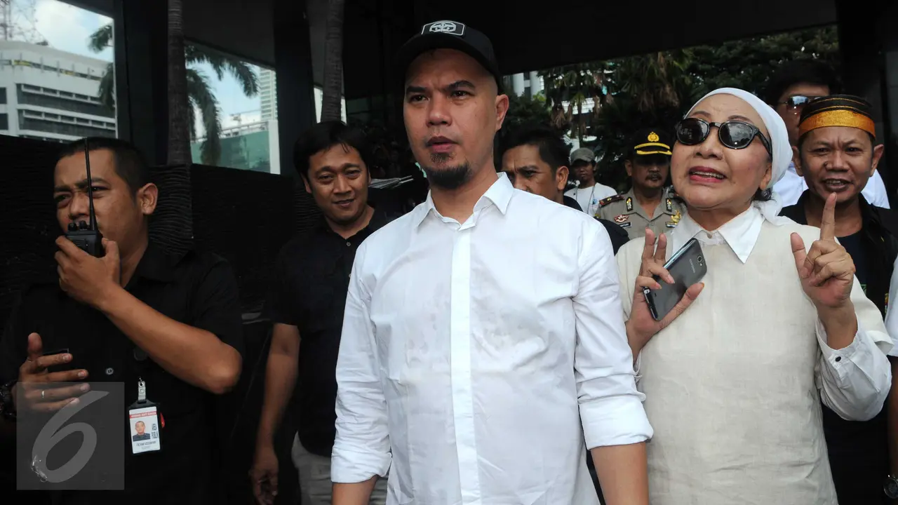 20160602-Dilarang Demo "Tangkap Ahok", Ahmad Dhani & Ratna Sarumpaet Datangi KPK-Jakarta
