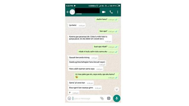 Cewek Labrak Orang yang Dekat (Sumber: Twitter)