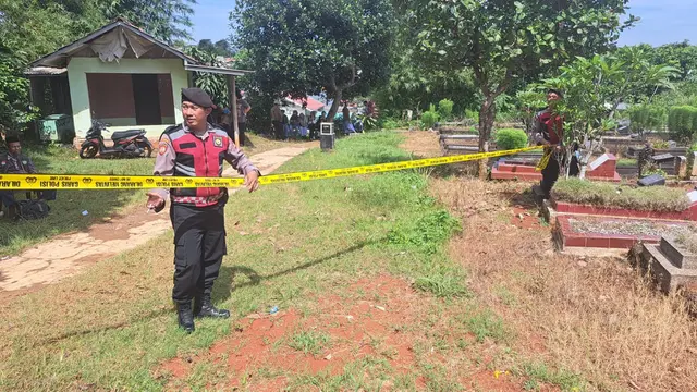 makam bocah disiksa ibu tiri di depok dibongkar