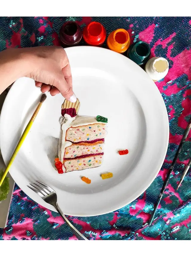 Tampak Nyata, 7 Lukisan Makanan di Atas Piring Bikin Makin Semangat Makan