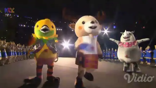 Parade kostum defile di pembukaan Asian Games 2018