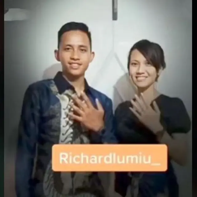 Richard Eliezer dan Tunangannya