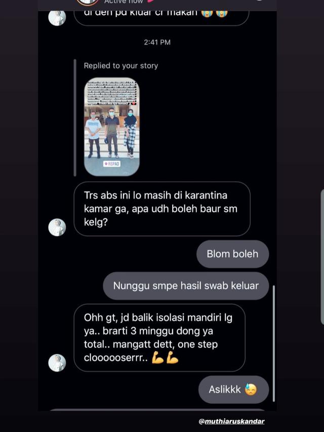 Unggahan Detri Warmanto. (Foto: Instagram @detriwarmanto)