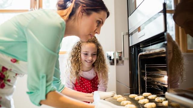Ilustrasi memasak, kue kering