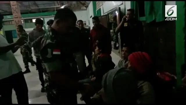 Belasan warga sipil yang ada di distrik Bua dievakuasi pasukan TNI ke Wamena.