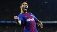 3. Luis Suarez (Barcelona) - 21 Gol (4 penalti). (AP/Manu Fernandez)