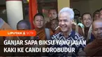 Gubernur Jawa Tengah, Ganjar Pranowo menemui biksu yang tengah menjalani ritual thudong, di Magelang, Jawa Tengah, Selasa (30/5) kemarin. Ganjar menilai, sambutan warga yang hangat terhadap para biksu menunjukkan sifat asli orang Indonesia yang sanga...