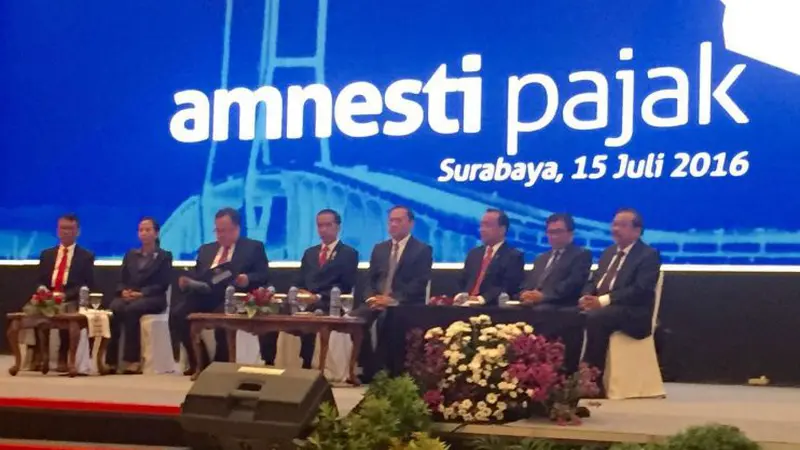 Sosialisasi program tax amnesty di Surabaya. 