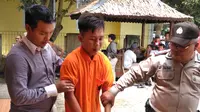Pelaku begal motor, Budi Irawan, pernah ketakutan saat berusaha membegal korbannya yang punya mantra sakti (Liputan6.com / Nefri Inge)