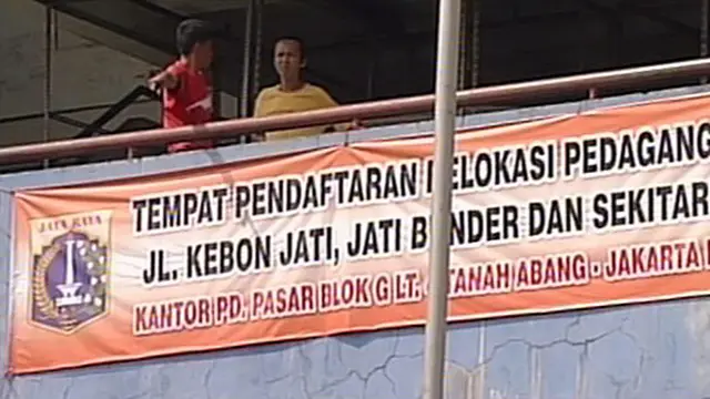 Meski Kios Gratis, PKL Tanah Abang Ogah Pindah ke Blok G
