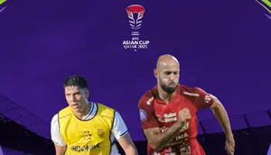 Piala Asia - Mohammed Rashid dan Elias Dolah (Bola.com/Adreanus Titus)