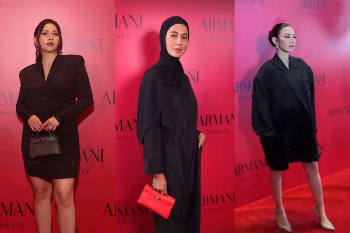 Parada Gaya Glamor Seleb dengan Outfit Serba Hitam, dari Jessica Mila, Paula Verhoeven, hingga Mahalini Raharja