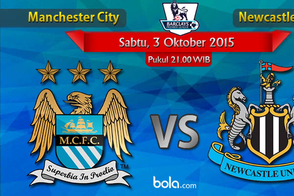Manchester City vs Newcastle United (Bola.com/Rudi Riana)