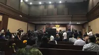 Sidang perdana kasus dugaan korupsi pada PT Asabri. (Istimewa)