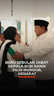 Baru Sebulan Jabat Ketua BGN, Nanik Pilih Mundur, Kenapa?