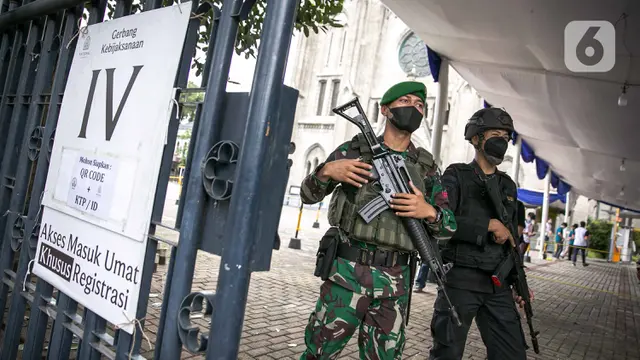 Pengamanan Gereja Katedral Jakarta Diperkuat Jelang Paskah