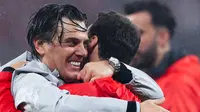 Vincenzo Montella sukses antarkan Turki ke perempat final Euro 2024. (Ronny HARTMANN / AFP)