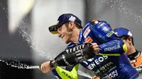 Valentino Rossi memperpanjang kontraknya di Yamaha hingga 2020. (MotoGP.com)