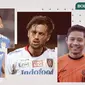 Febri Hariyadi, Stefano Lilipaly dan Evan Dimas. (Bola.com/Dody Iryawan)