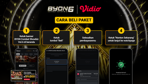 BYON Combat Showbiz 6 eksklusif di Vidio. (dok. vidio.com)
