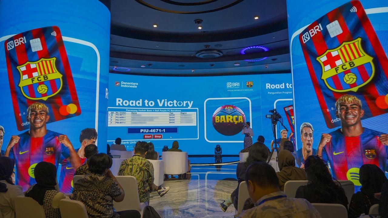BRI Gelar Undian Debit FC Barcelona, Nasabah Berpeluang Nonton Langsung di Camp Nou