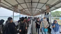 Pemudik Pejalan Kaki Kesal karena Minim Informasi di Pelabuhan Bakauheni