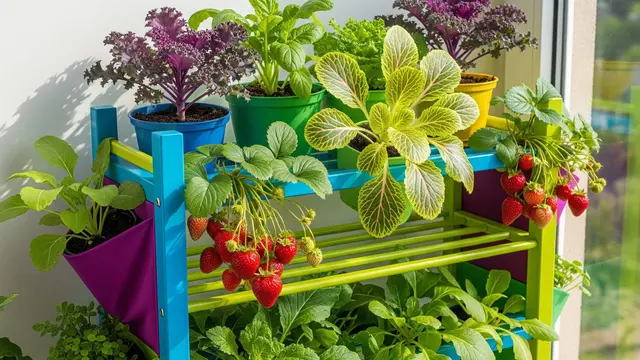 Desain Kebun Sayur di Rak Sepatu Bekas Unik dan Hemat Tempat