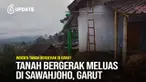 Belasan rumah dan bangunan di kampung Sawahjoho, Kabupaten Garut, Jawa Barat, rusak akibat bencana tanah bergerak. Warga berharap segera ada tindakan dari Pemerintah untuk relokasi.