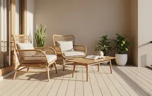 8 Desain Outdoor Lounge Konsep Japandi untuk Rumah Kecil, Estetik dan Nyaman