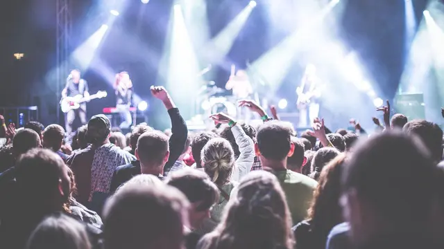 Ilustrasi konser, musik
