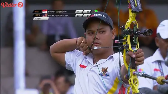 Pepanah putra Indonesia berhasil membawa Indonesia meraih emas kedua di SEA Games 2017