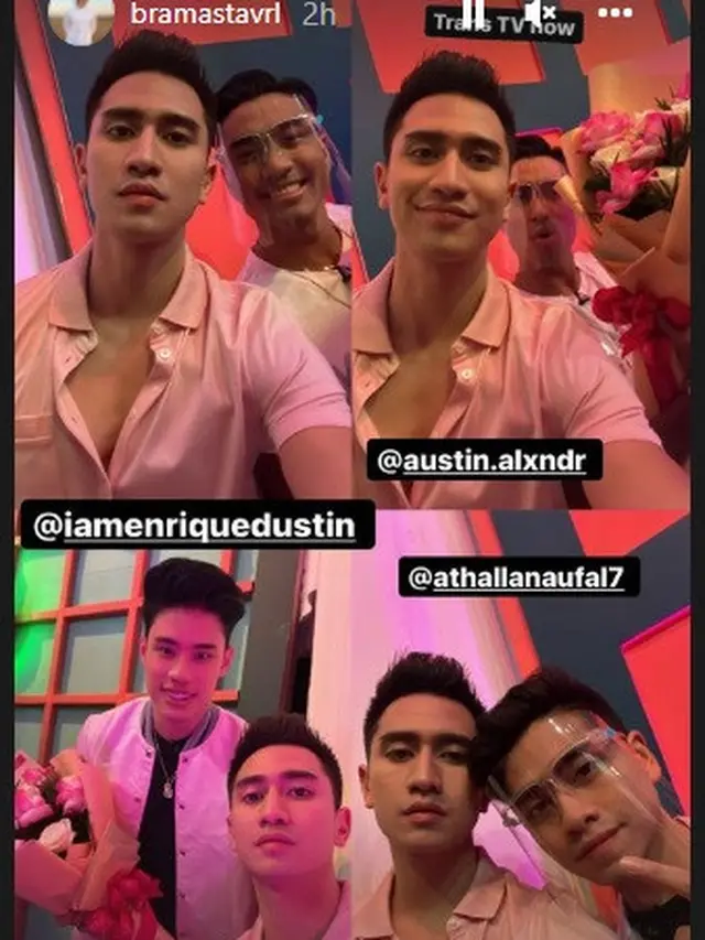 Verrell Bramasta kumpul bareng teman dan keluarga di hari valentine 2022 (Foto: Instagram/@bramastavrl)