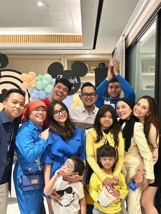 Potret Artis di Ulang Tahun Rayyanza Alias Cipung, Sederhana dan Meriah