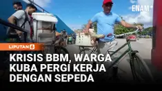 Krisis bahan bakar di Kuba membuat warga beralih ke sepeda dan motor listrik untuk beraktivitas. Salah satu solusi unik yang kini diandalkan adalah bus sepeda, bus yang mengangkut penumpang bersama sepeda mereka untuk menyeberangi Teluk Havana.