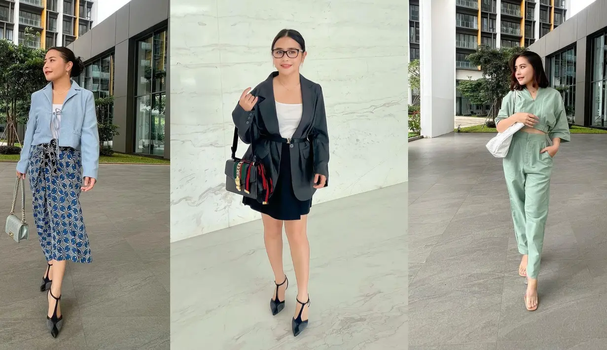 OOTD ngantor ala Prilly Latuconsina bisa jadi inspirasi buat kamu, budak korporat bertubuh petit [@prillylatuconsina96]